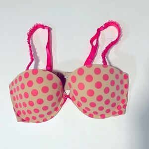 Aerie padded polka dot bra size 34D